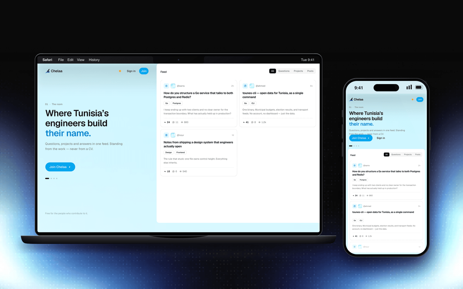 Chelaa — Community platform